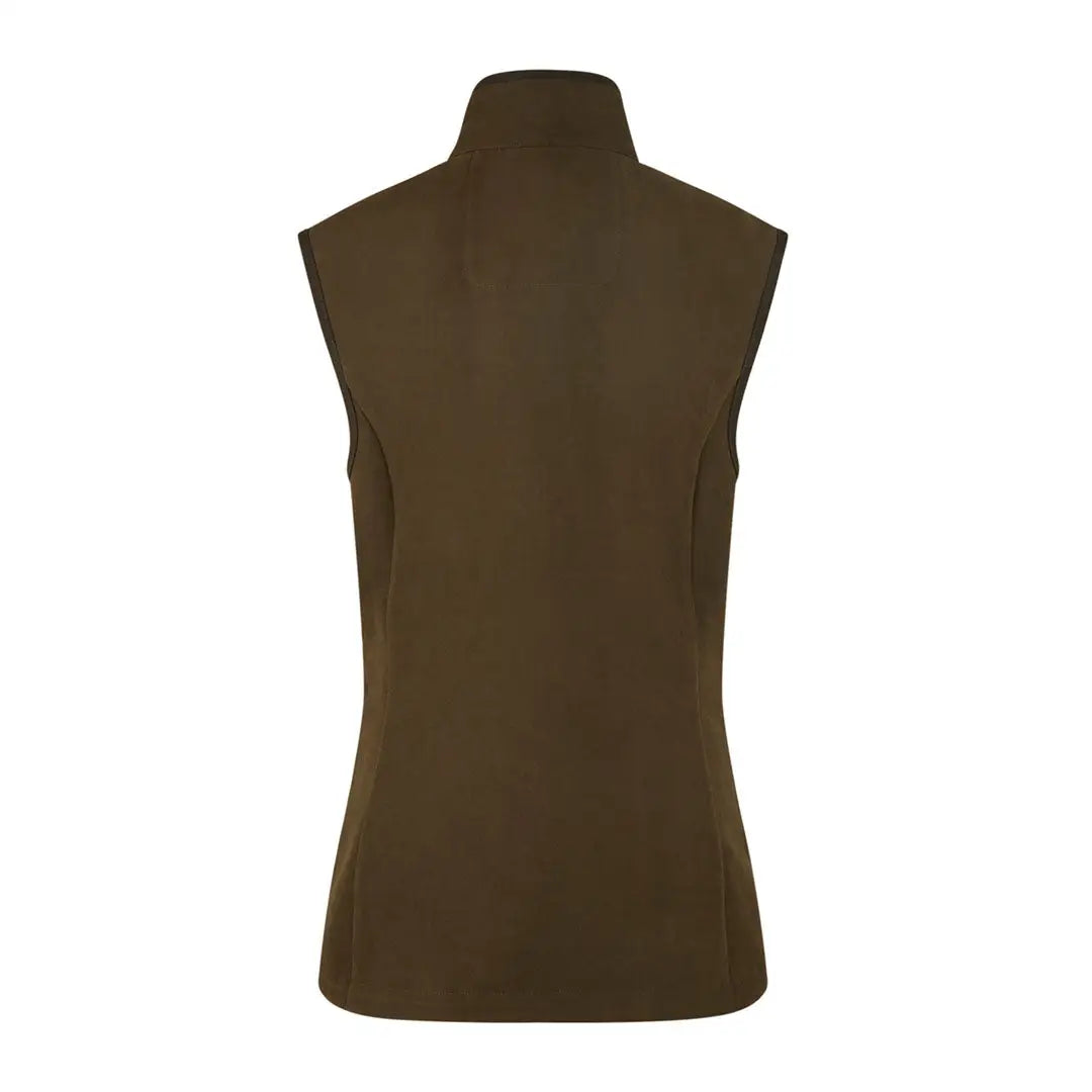 Olive green sleeveless vest from the Ridgeline Womens Monarch Gilet for country clothing