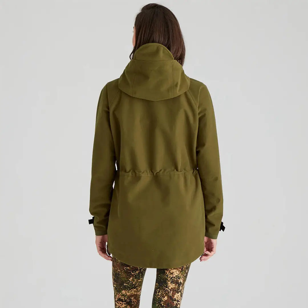 Olive green Hooded Parka from Ridgeline Womens Monsoon Classic Smock collection