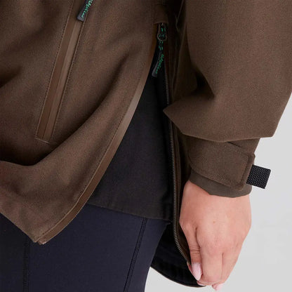 Brown jacket with zipper from Ridgeline Womens Monsoon Classic Smock collection