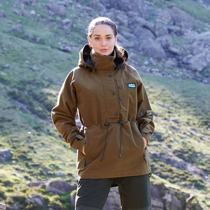 Olive green Olive Green Hooded Anorak from Ridgeline Womens Monsoon Classic Smock
