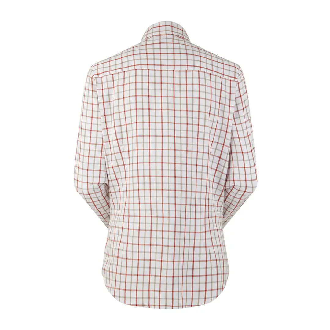 White and red checkered Ridgeline Womens Sedgebrook Shirt for stylish comfort