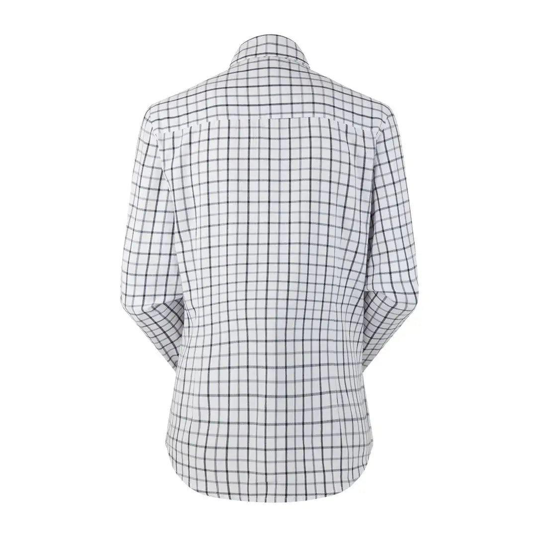 White and black checkered long-sleeved Ridgeline Womens Sedgebrook Shirt for stylish comfort