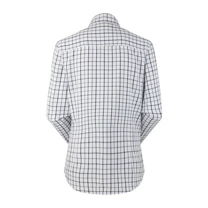 White and black checkered long-sleeved Ridgeline Womens Sedgebrook Shirt for stylish comfort