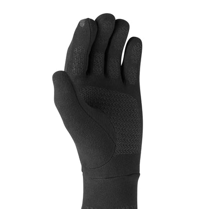 Black Sealskinz Lenwade micro fleece hunting glove with textured grip for country clothing