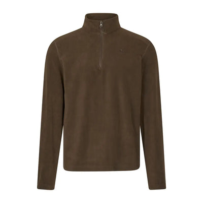 Brown fleece pullover from Seeland Benjamin Half Zip Fleece collection