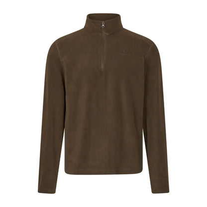 Brown fleece pullover from Seeland Benjamin Half Zip Fleece collection