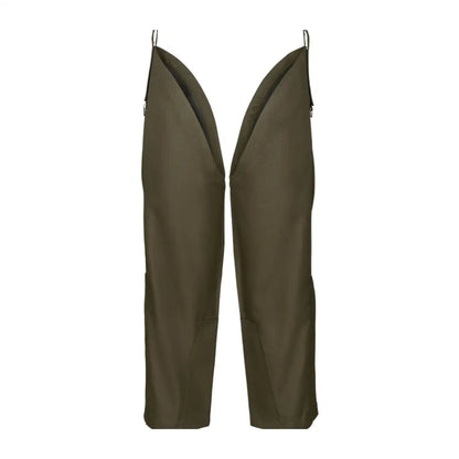 Pair of olive green Seeland Buckthorn leggings for outdoor adventures and style