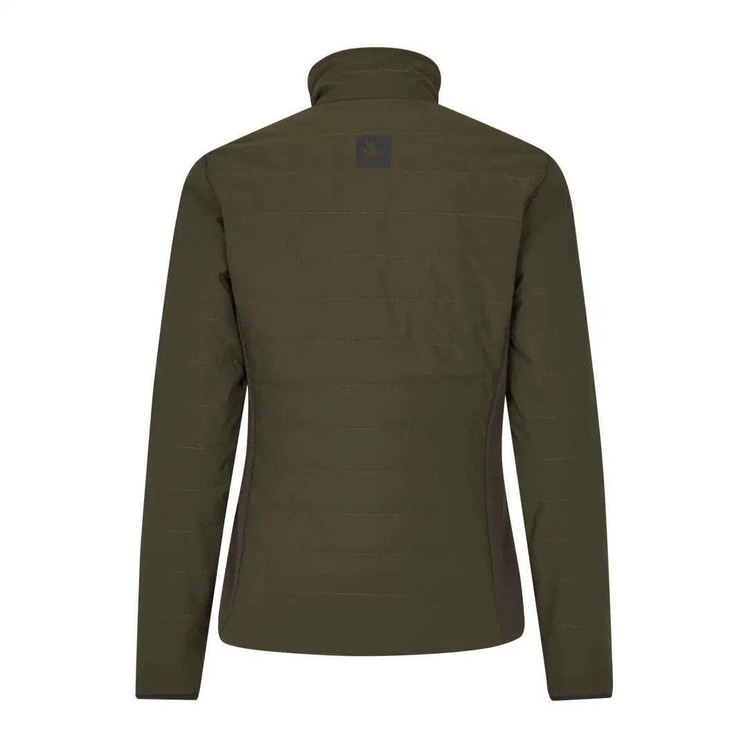 Olive green Seeland Celsius Aia Womens Heat Jacket for warmth and style