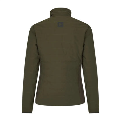 Olive green Seeland Celsius Aia Womens Heat Jacket for warmth and style