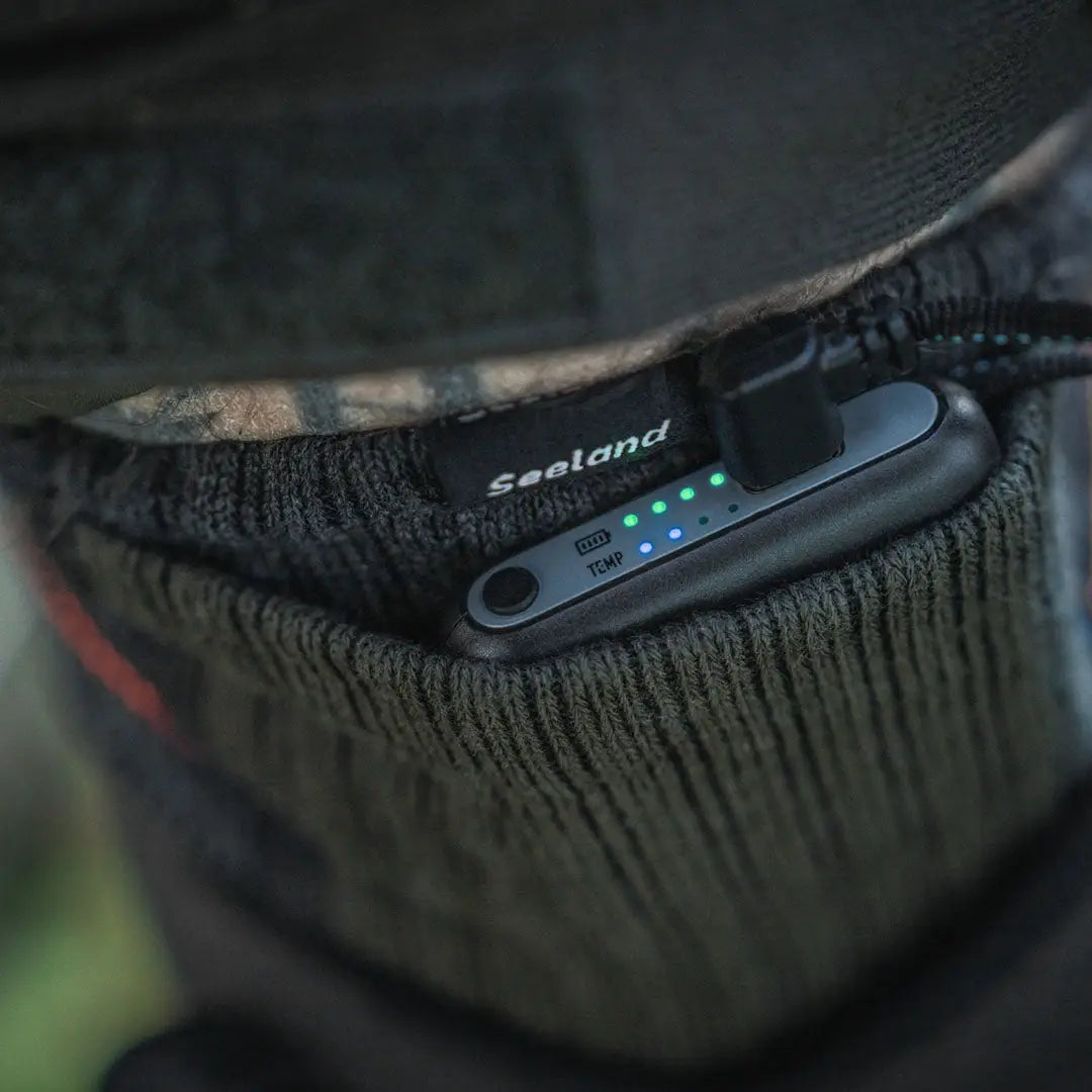 Seeland Celsius Heat Sock heated clothing controller with power banks for country clothing warmth