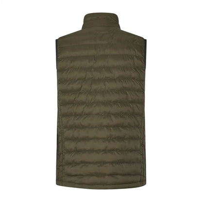 Olive green puffer vest Seeland Fahrenheit Waistcoat for country clothing and hunting