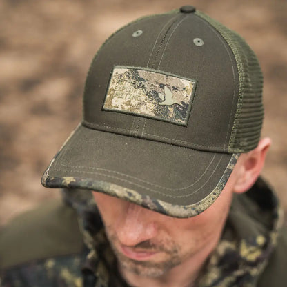 Olive green Seeland Ganister Trucker Cap perfect for hunting and outdoor adventures