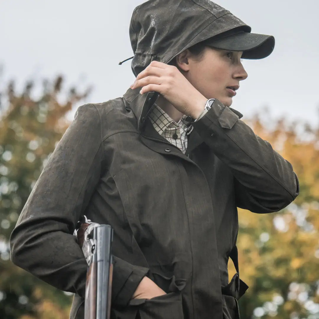 Hunter wearing Seeland Highpoint Jacket and hat, perfect country clothing for hunting