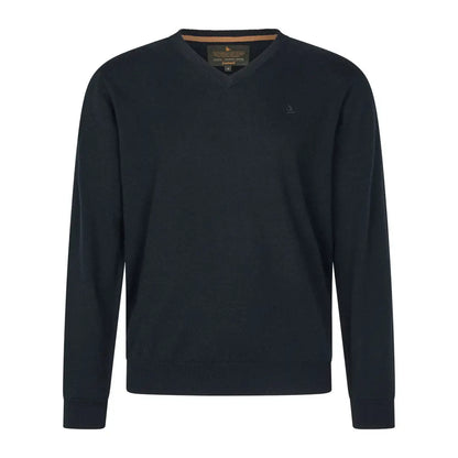 Navy blue Pine V-Neck sweater from Seeland Pine V-Neck Pullover, perfect for country hunting clothing