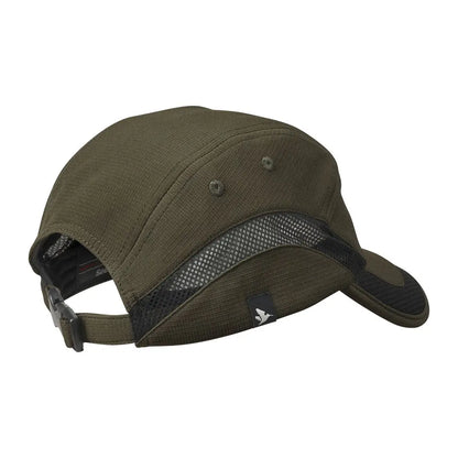 Olive green Seeland Selous Cap, perfect for country clothing and hunting adventures
