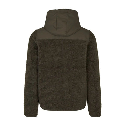 Olive green Thaw Fleece Jacket from Seeland, comfy fleece jacket for outdoor stays