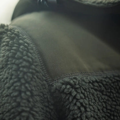 Close-up of Black Thaw Fleece Jacket detail from Seeland Thaw Fleece Jacket collection