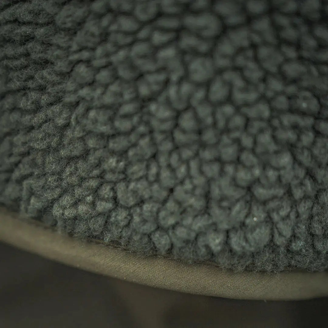Textured gray fleece fabric from Seeland Thaw Fleece Jacket for cozy warmth