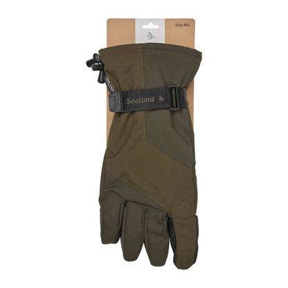 Olive green winter glove from Seeland Trigger Fold-Back Gloves for hunting and outdoors