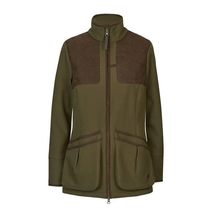 Olive green and brown Seeland Wenlock Faye Ladies Jacket, perfect for country clothing and hunting