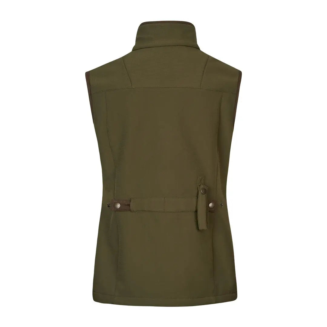 Olive green Seeland Wenlock Faye Ladies Waistcoat, perfect for country clothing and hunting