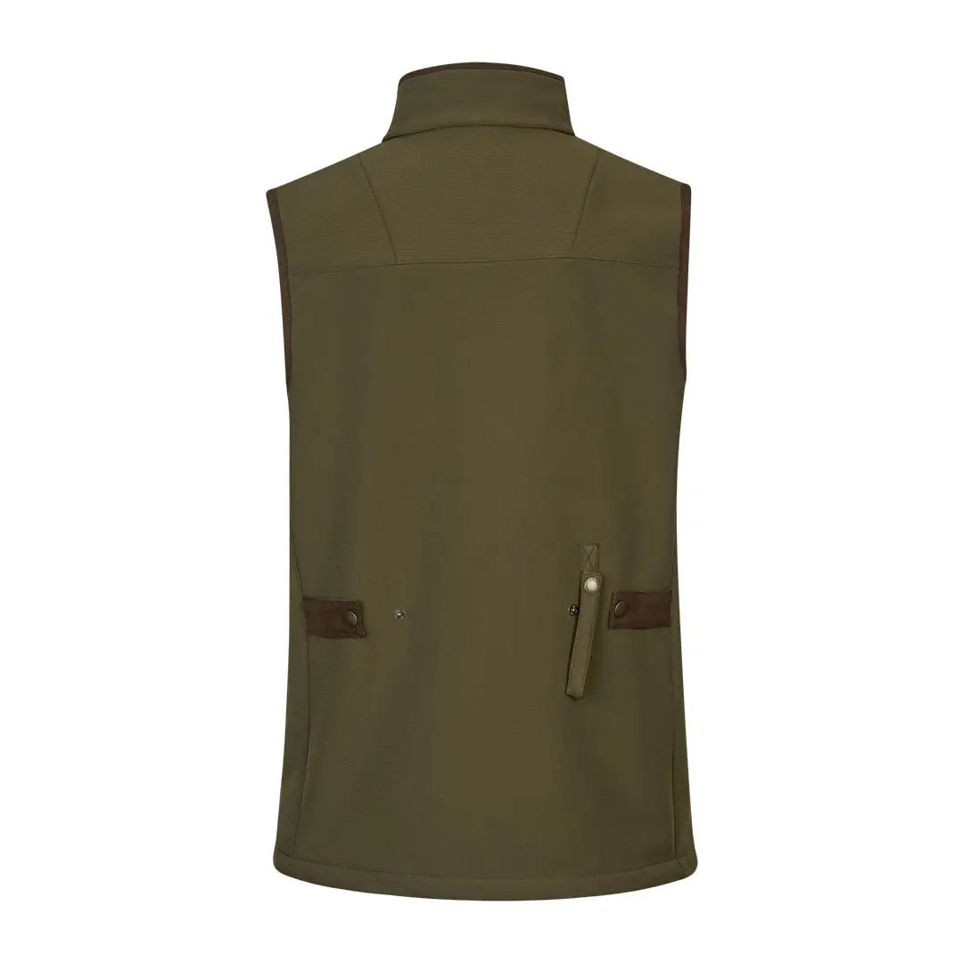 Olive green vest for country clothing, perfect for hunting and outdoor adventures