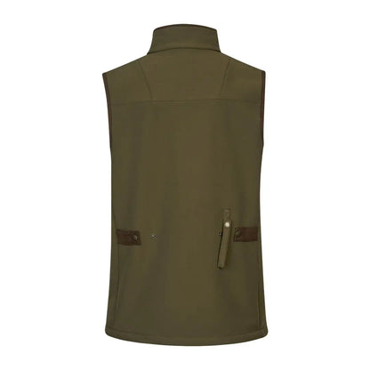 Olive green vest for country clothing, perfect for hunting and outdoor adventures