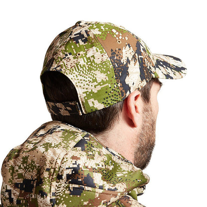 Camouflage baseball cap from Sitka, perfect for hunting and outdoor country clothing