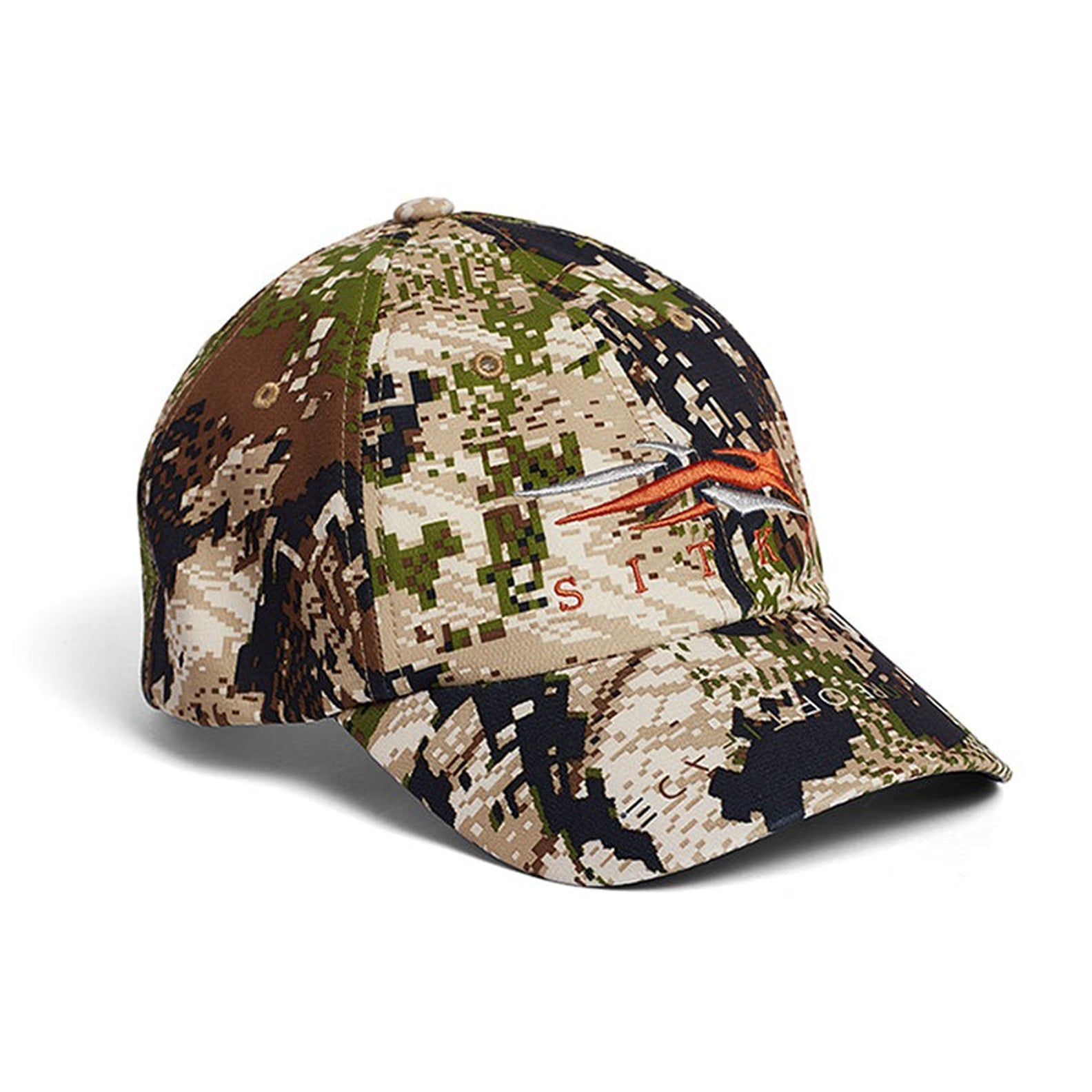 Camouflage baseball cap from Sitka, perfect for country clothing and outdoor hunting adventures