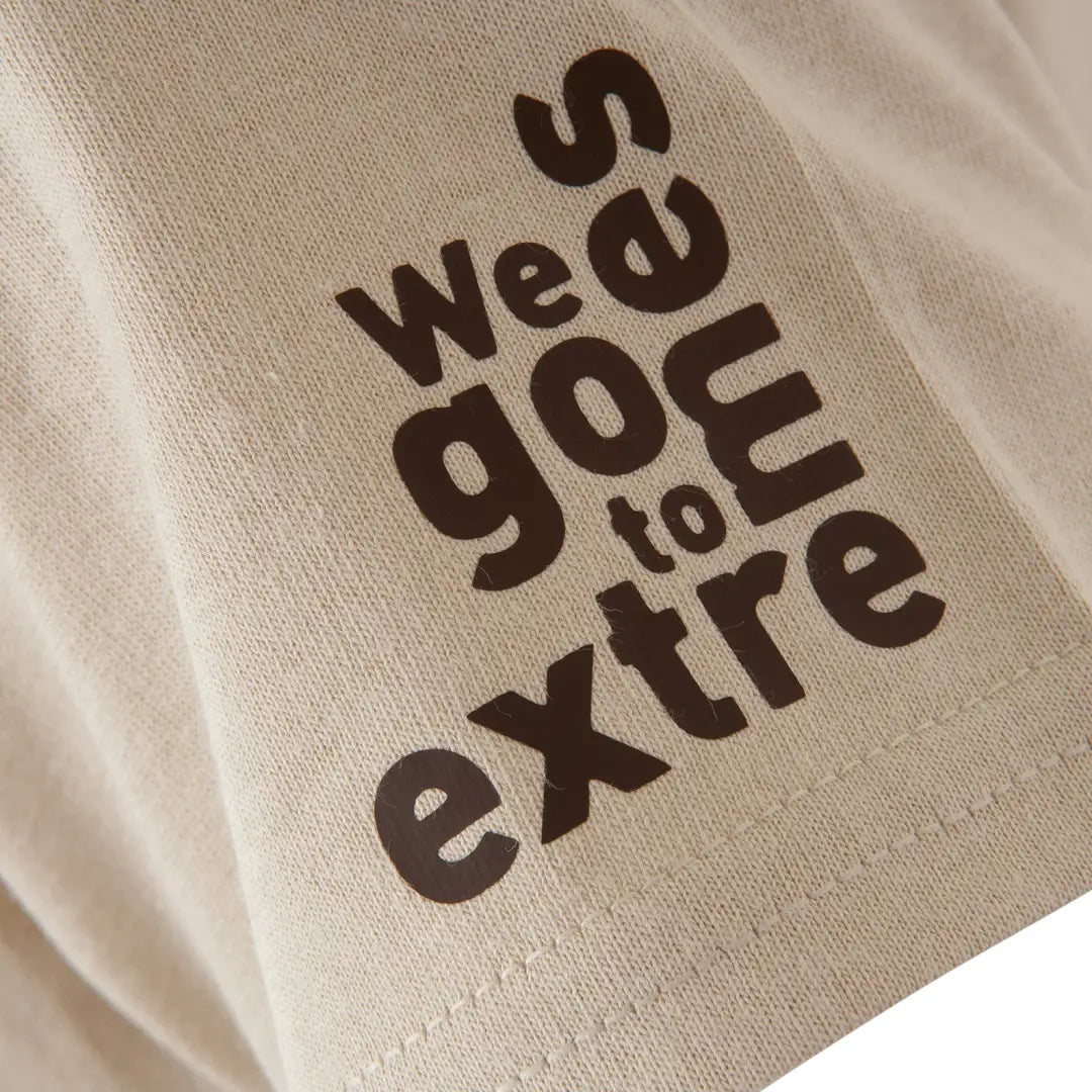 Snugpak T-Shirt with We go to extremes print, perfect for country clothing and outdoors