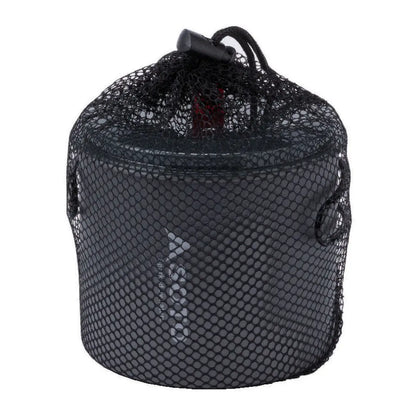 Camping cookware set in a mesh bag for Soto Amicus and New River Pot Combo