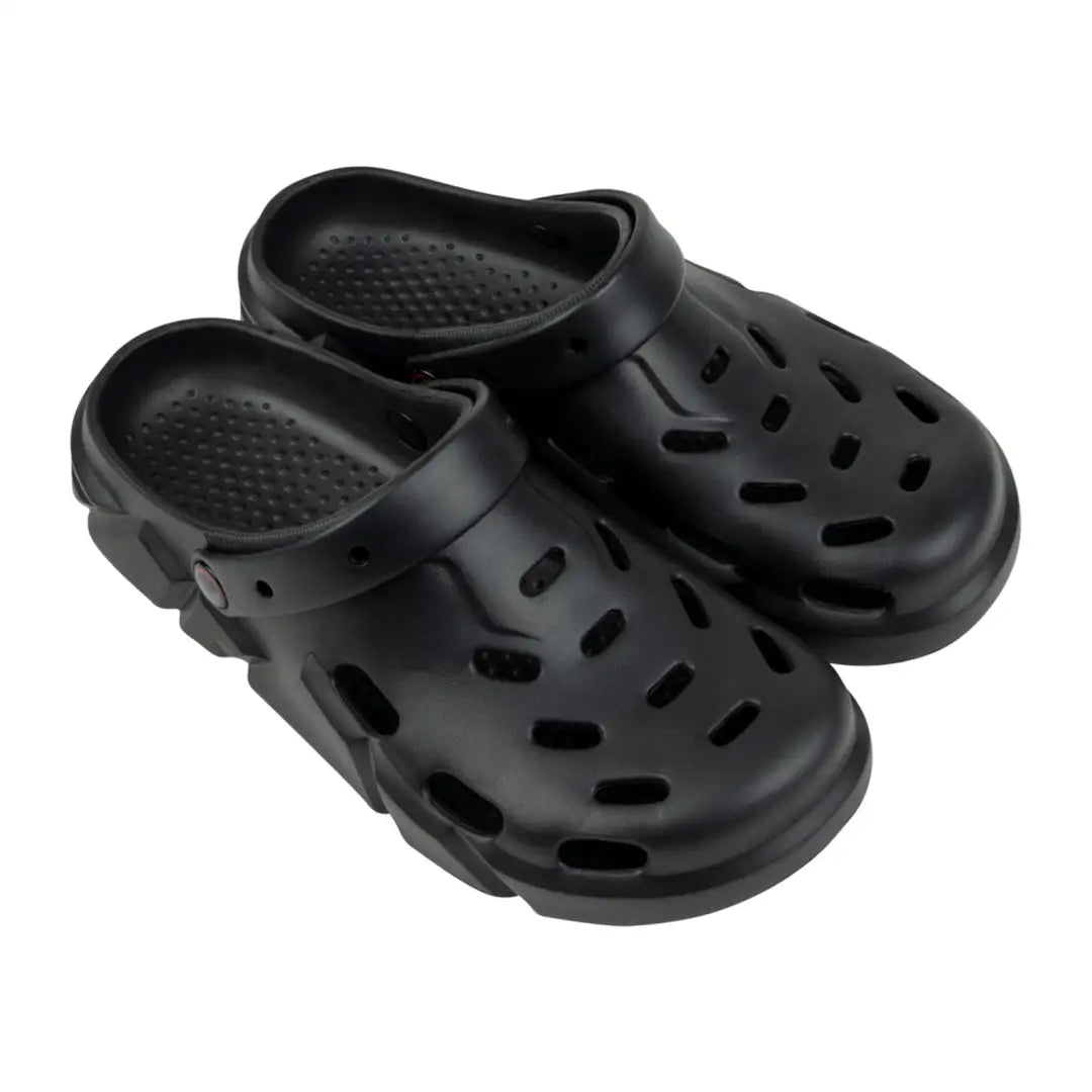 Black rubber Speero Bivvy Clogs perfect for comfort and style in outdoor adventures