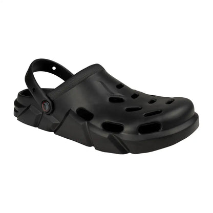 Stylish black clog shoe from Speero Bivvy Clogs collection perfect for outdoor adventures