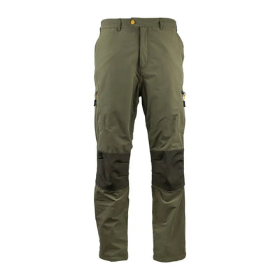 Olive green Speero Propus Trousers with reinforced knees and multiple pockets