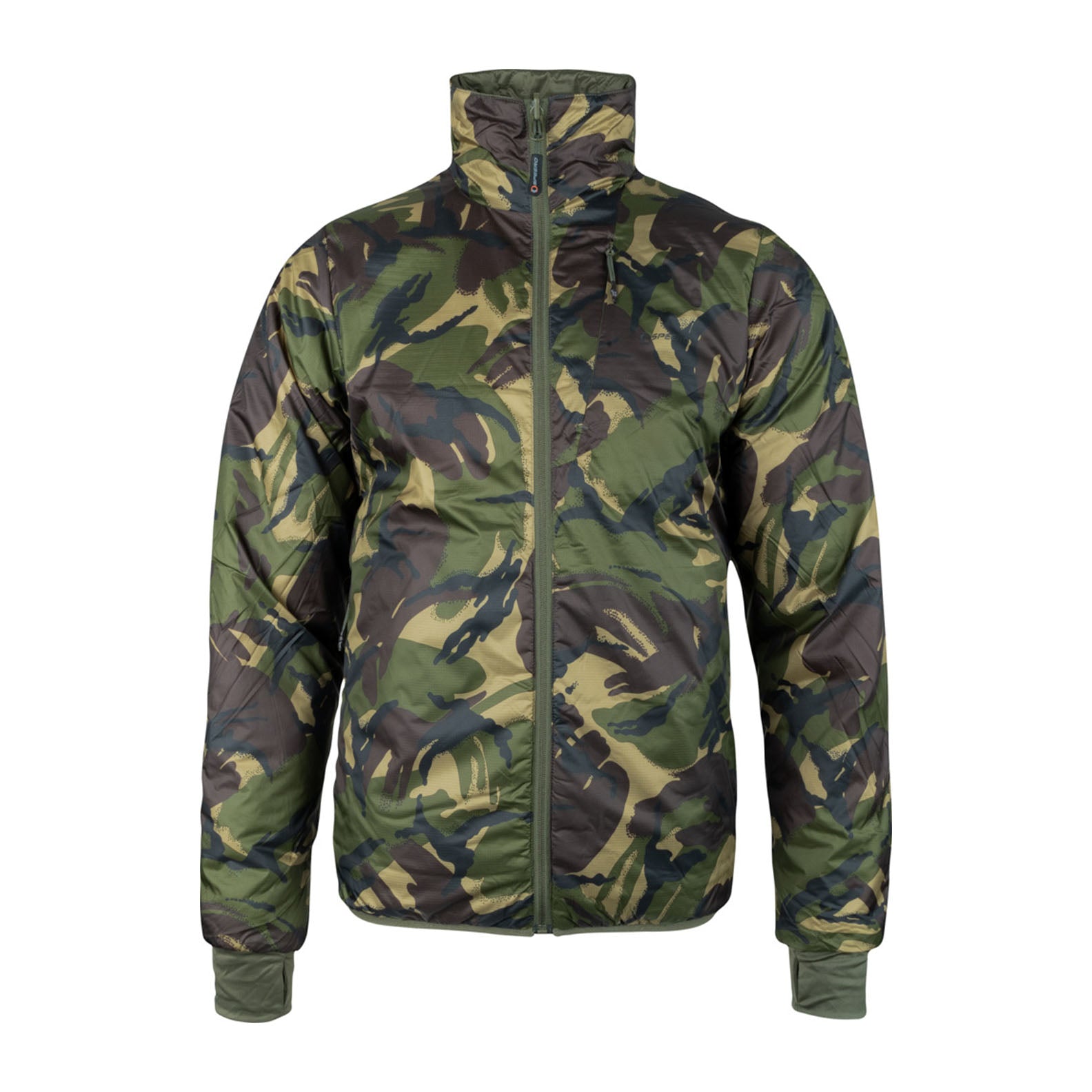 Camouflage puffer jacket from the Speero Reversible Morava Jacket collection