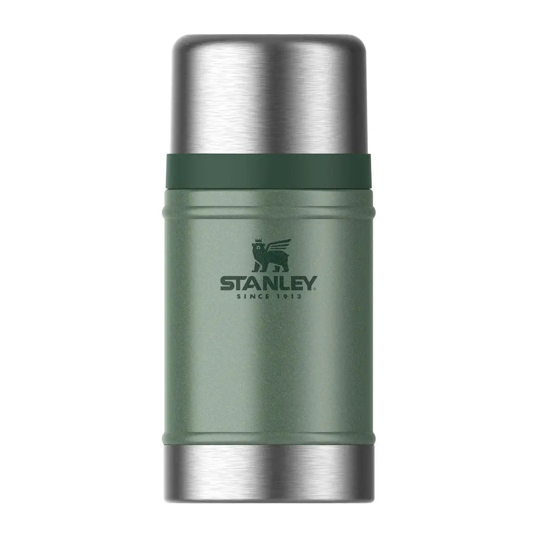 Green and silver Stanley Classic Food Jar 0.70L vacuum food jar