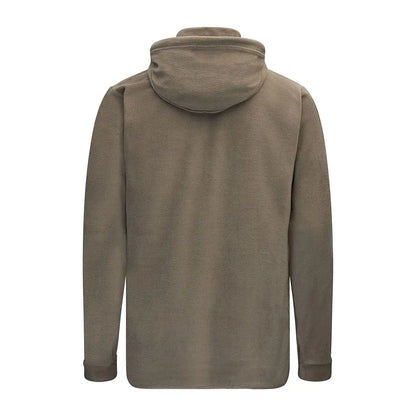 Khaki fleece hoodie from Swazi Brocco Shirt collection, perfect for casual style