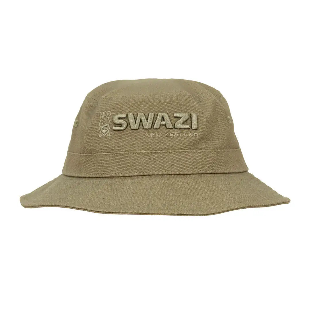 Khaki Swazi Bucket Hat for sun protection and style outdoor wear