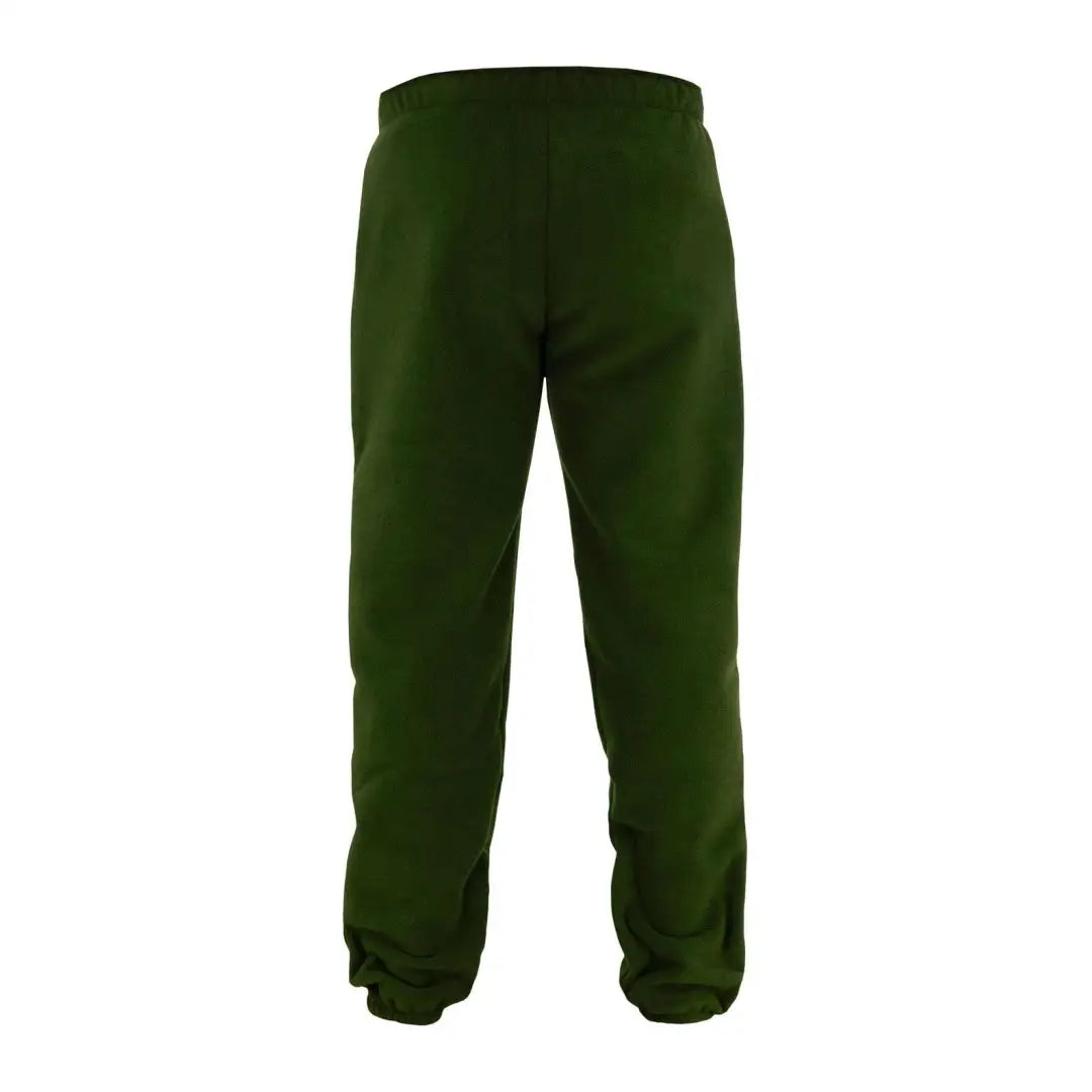 Dark green Swazi Bush Pants with elastic cuffs, made from 280gsm polar fleece