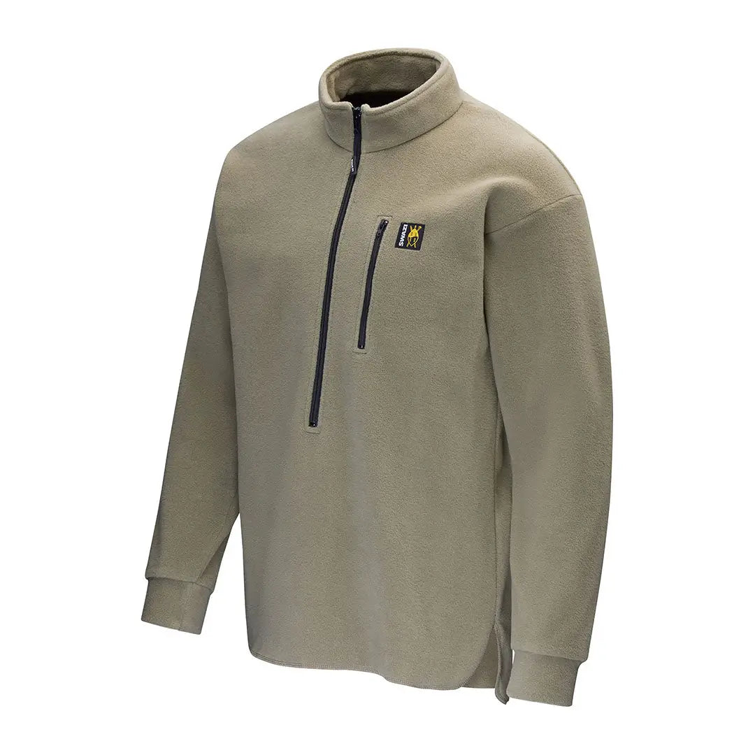 Beige fleece pullover with zipper for Swazi Bush Shirt or Swazi Bush outdoor adventures
