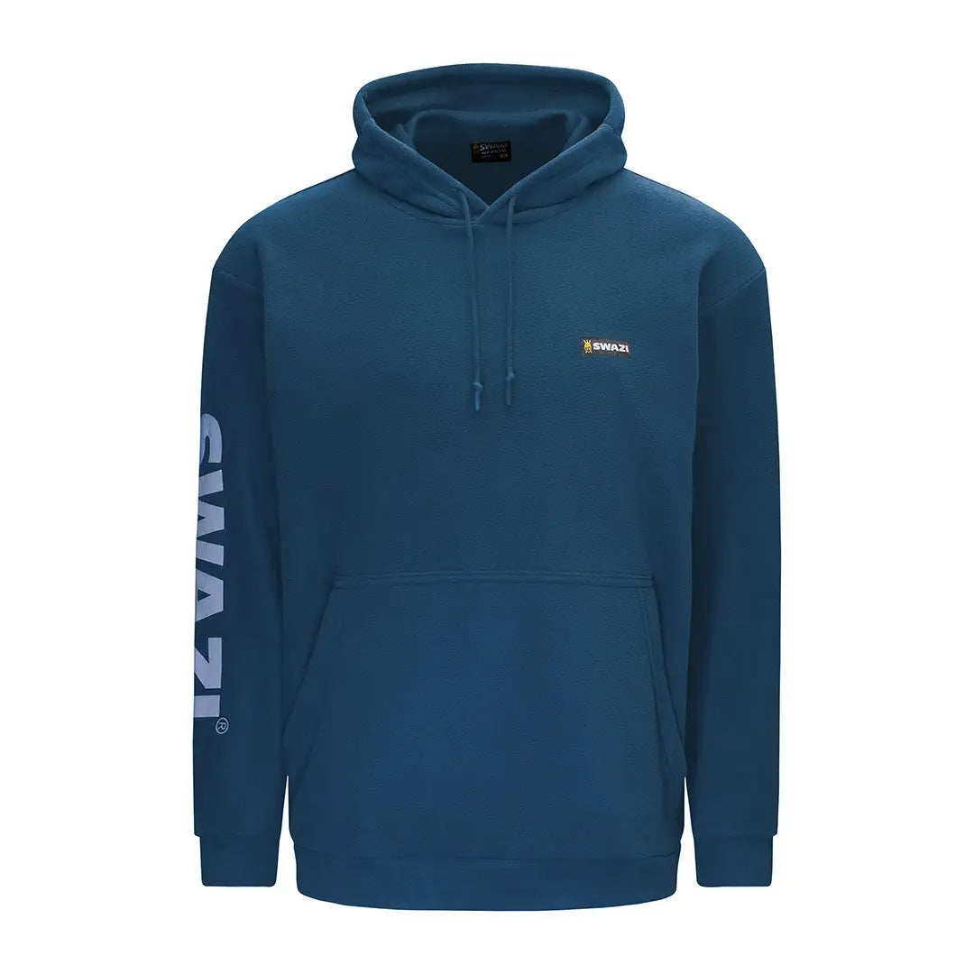 Blue hooded sweatshirt from Swazi Clansman Hoodie collection, perfect clansman hoodie style