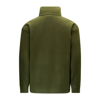 Olive green Swazi Doughroaster Fleece pullover for cozy outdoor style