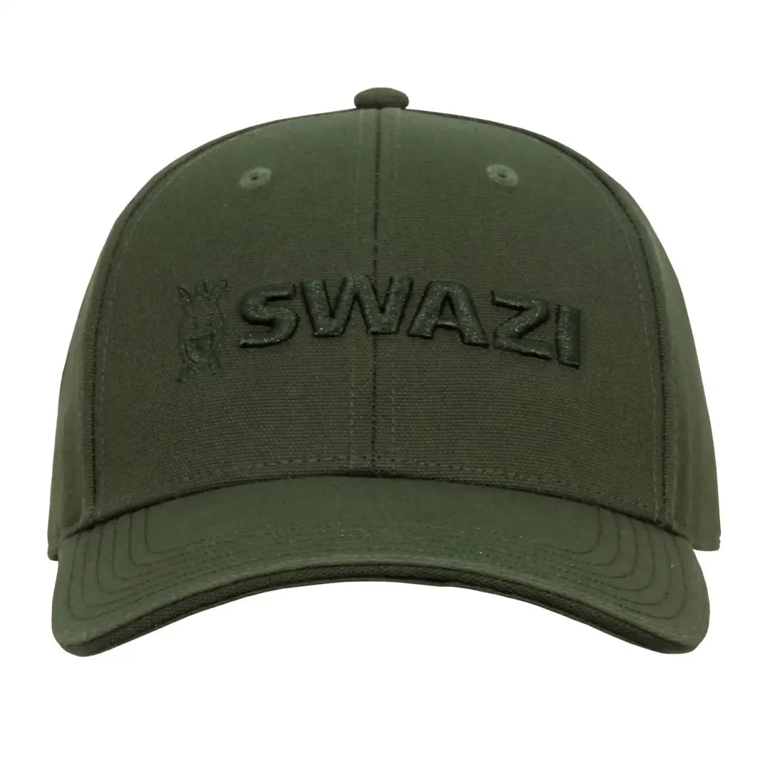 Dark green Swazi Legend Cap with SWAZI embroidered on the front for a stylish look