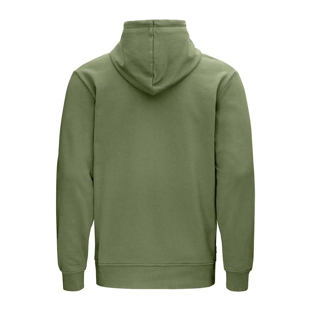 Men’s olive green Swazi Legend Hoody with Swazi applique design and hoodie features
