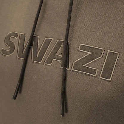 Gray hoodie with drawstring showcasing the Swazi Legend Hoody for casual style