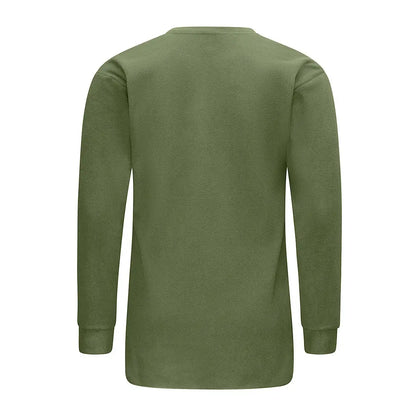 Olive green Swazi Long Sleeve Micro Top perfect for casual style and comfort