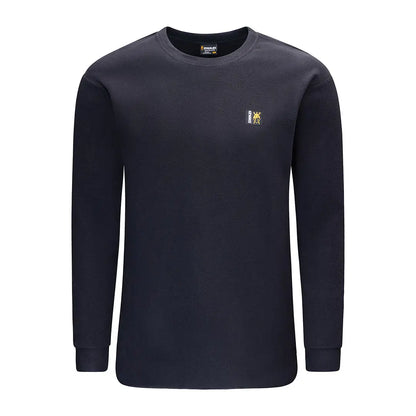 Navy Swazi Long Sleeve Micro Top for a comfy, stylish look
