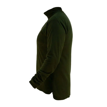 Dark green turtleneck long sleeve Swazi Micro Shirt perfect for cozy style