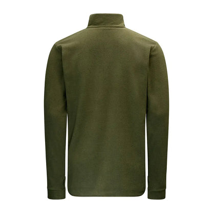 Olive green fleece jacket from Swazi Micro Shirt collection showing the swazi micro style