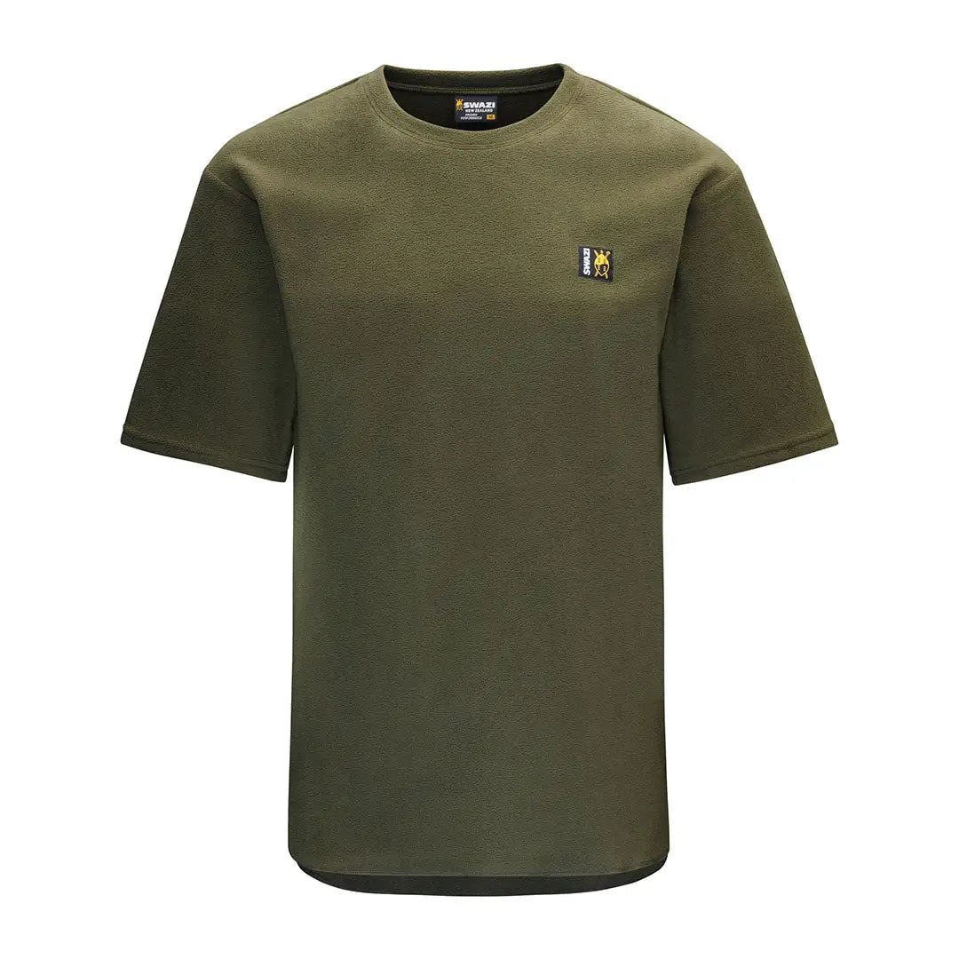 Olive green Swazi Micro Top t-shirt, perfect country clothing choice for casual wear